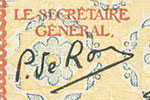 Pierre de Roux signature