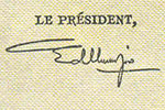 Edem Kodjo signature