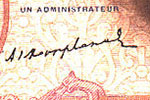 Albert de Montplanet signature