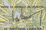 General Edgard de Larminat signature