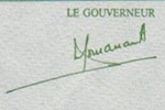 Raoul Joëlson Ravelomanana signature